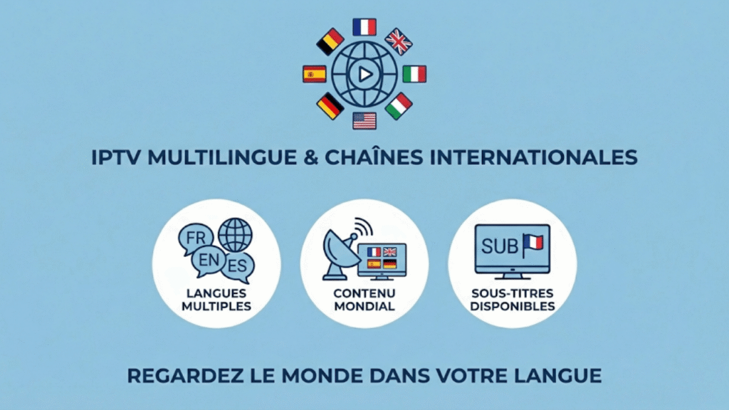 IPTV multilingue France chaînes internationales