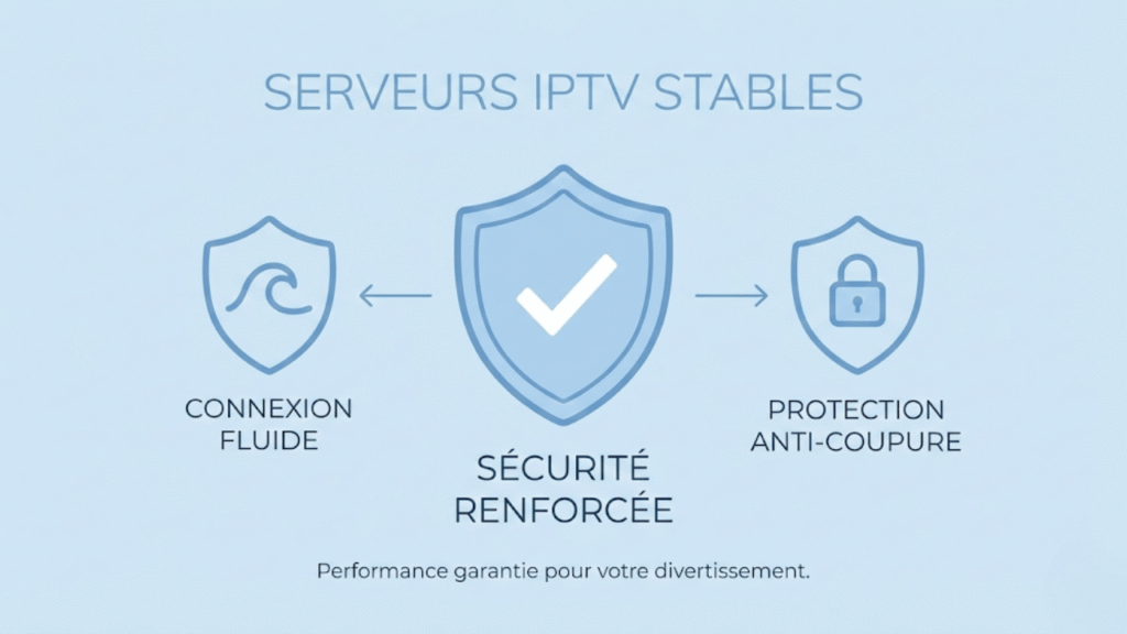 Plateforme IPTV fiable France avec serveurs sécurisés