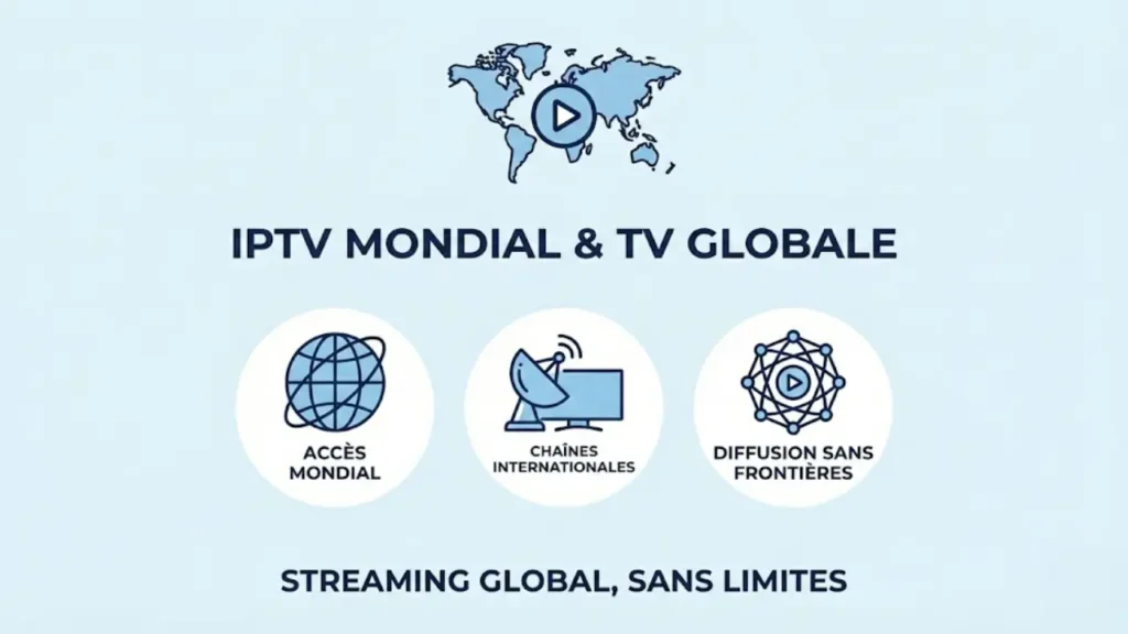 Accès TV internationale IPTV France multilingue