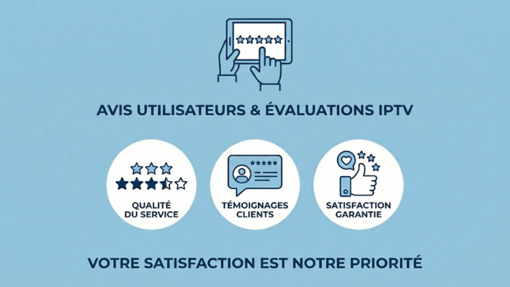 Avis service IPTV France évaluations clients