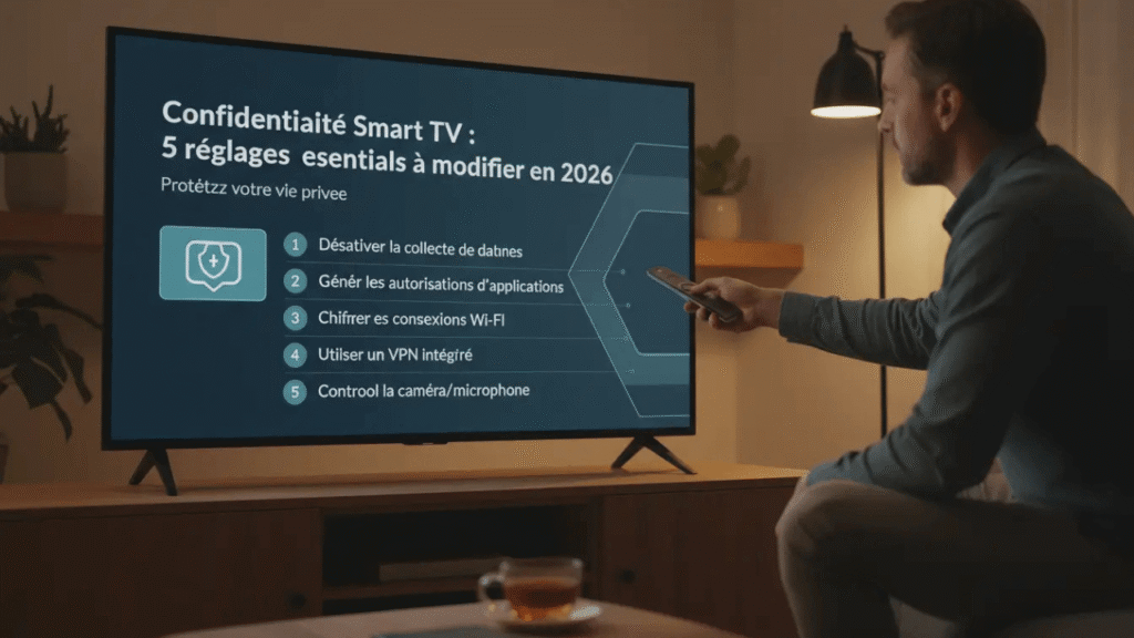 Candid photography of Confidentialité Smart TV : 5 réglages essentiels à modifier en 2026 related to protéger vie privée smart tv - Stock Photo style