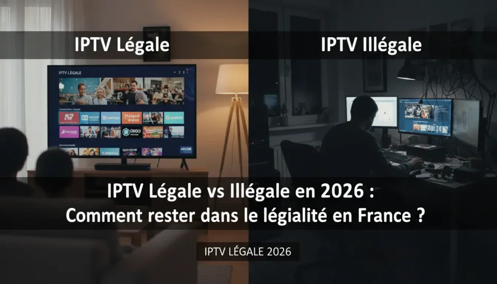 Candid photography of IPTV Légale vs Illégale en 2026 : Comment rester dans la légalité en France ? related to IPTV légale 2026 - Stock Photo style