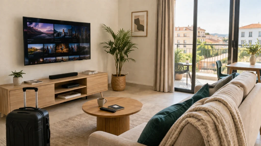 IPTV pour Airbnb et hôtels : offrir une TV moderne à vos clients (Guide 2026)