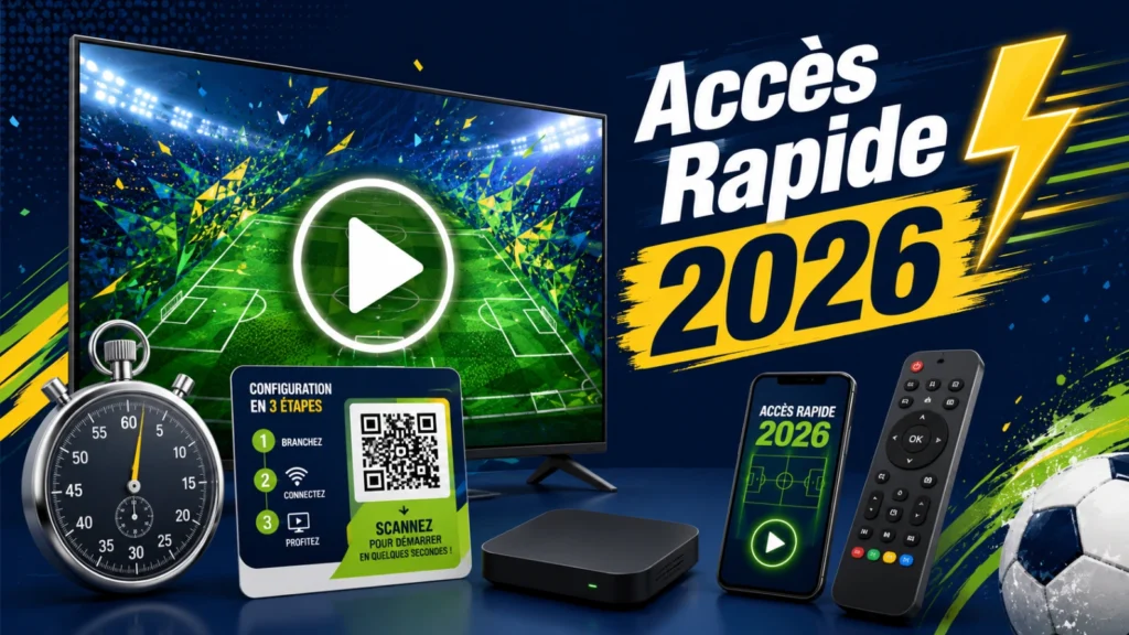 Coupe du Monde 2026 accès rapide avec TV, chronomètre et appareil connecté