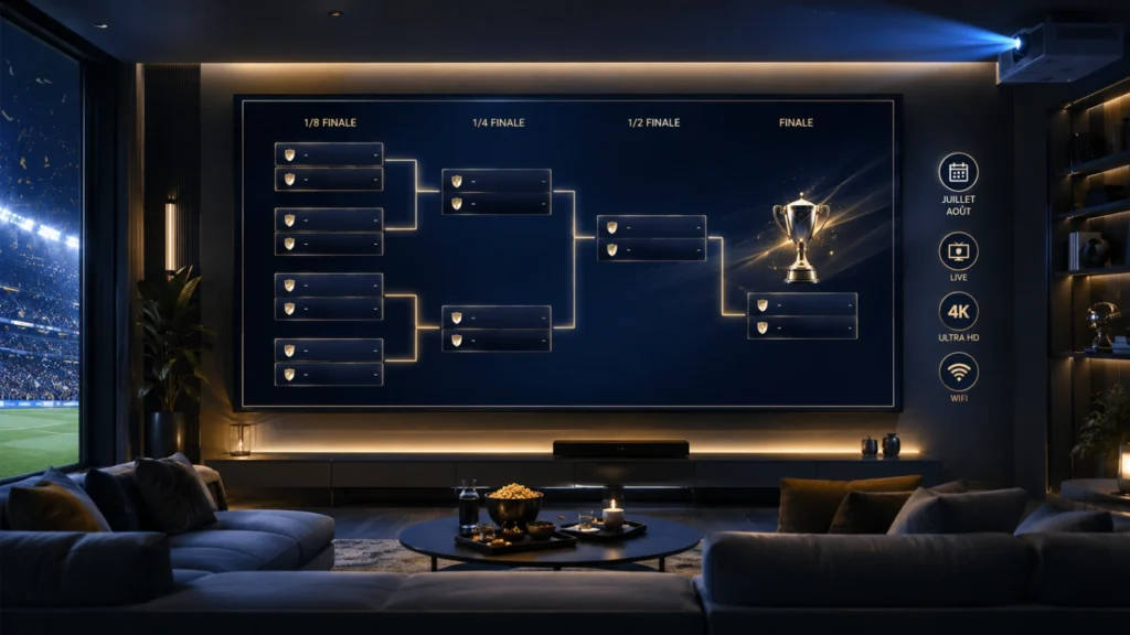 Tableau final Coupe du Monde 2026 avec dates et préparation TV