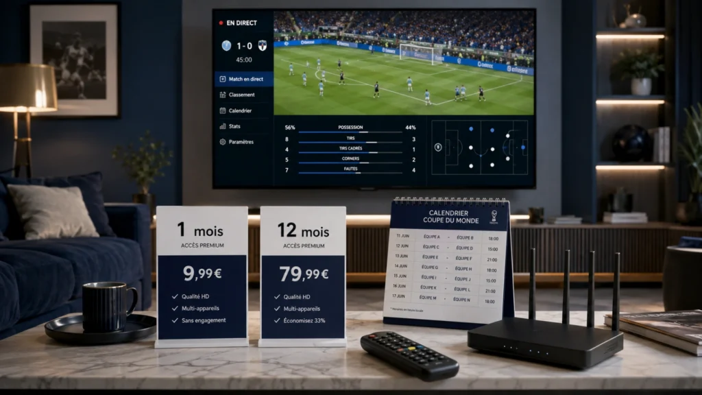 Comparatif abonnement TV 1 mois ou 12 mois pour regarder la Coupe du Monde