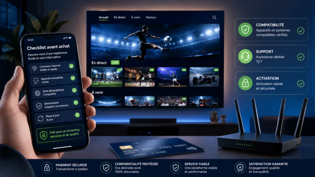 Vérifications avant d’acheter une IPTV dernière minute pour la Coupe du Monde