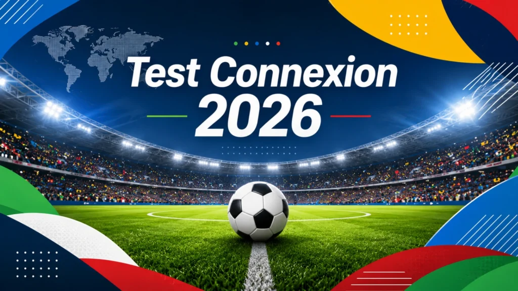 Test connexion Coupe du Monde 2026 pour regarder les matchs sans coupure
